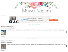 Tablet Screenshot of makyajblogum.com